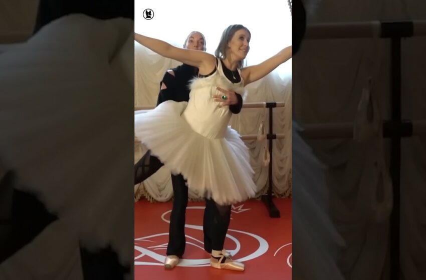  Волочкова учит Собчак танцевать // Осторожно: Собчак #волочкова #балет